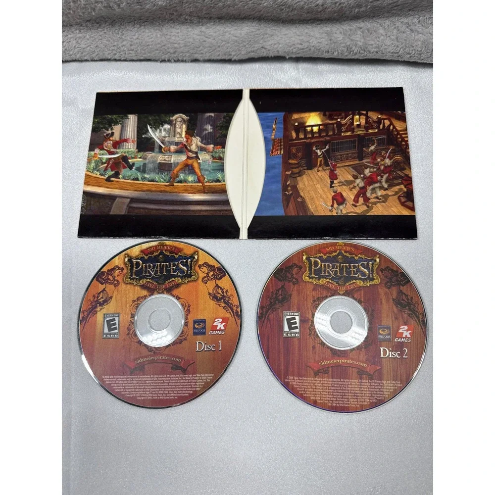 2K Games Sid Meier's Pirates! Live the Life PC CD-ROM Brown Strategy Game Set